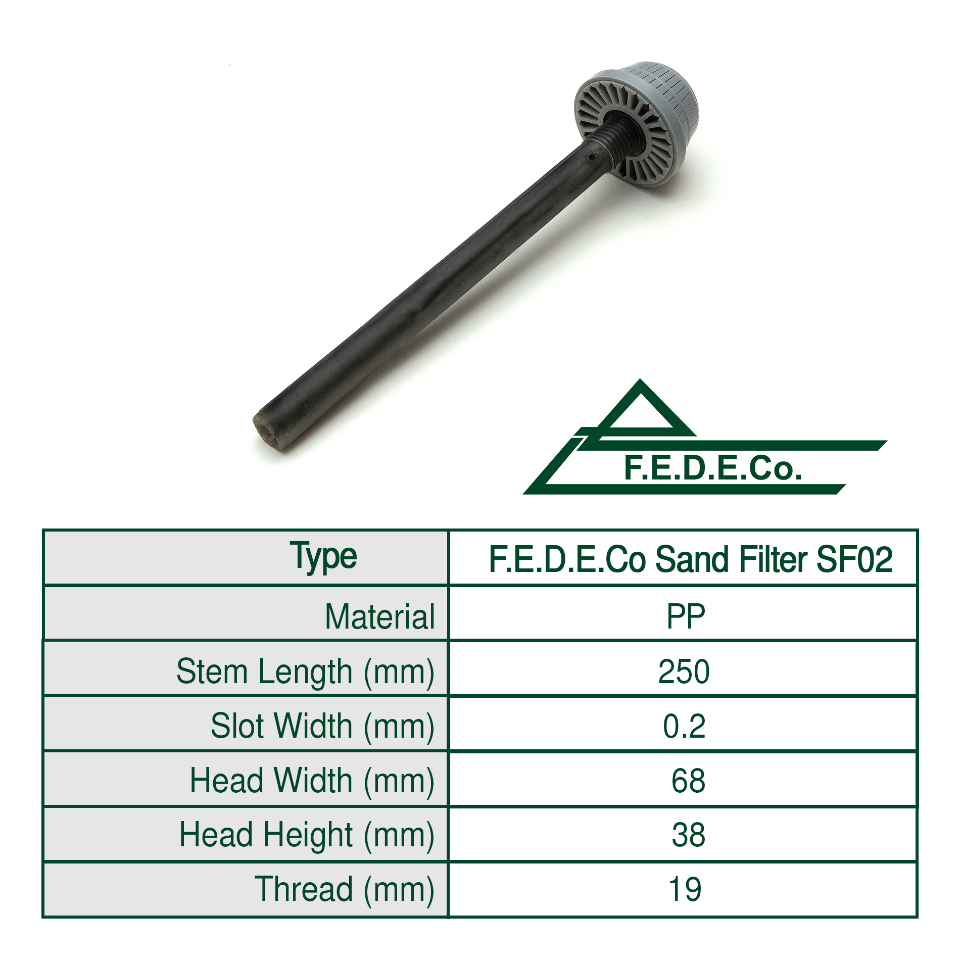 F.E.D.E.Co Sand Filter SF02